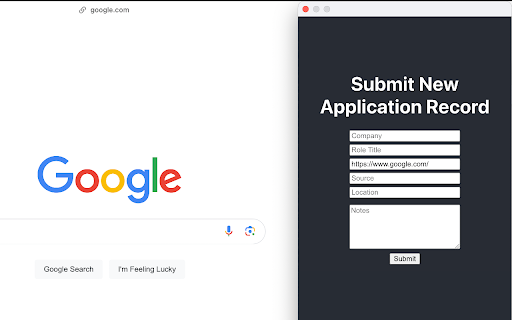 Form to Sheets Extension  from Chrome web store to be run with OffiDocs Chromium online