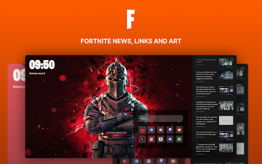 Fortnite Dashboard  from Chrome web store to be run with OffiDocs Chromium online