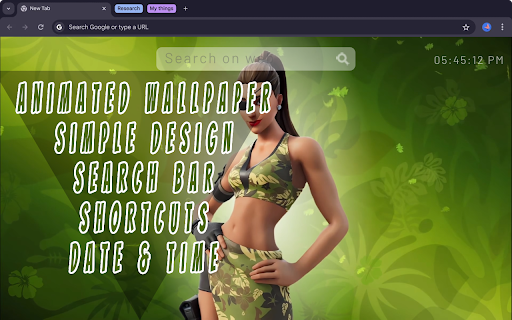 Fortnite Doublecross Live Wallpaper  from Chrome web store to be run with OffiDocs Chromium online