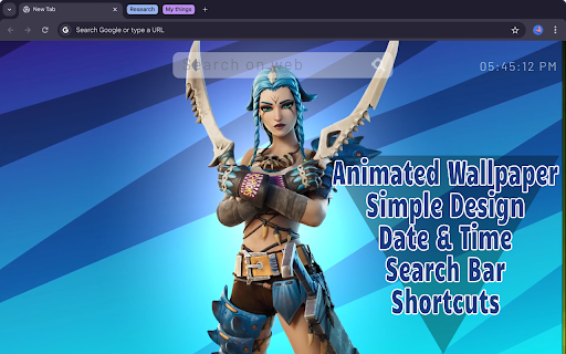 Fortnite Gia Live Wallpaper  from Chrome web store to be run with OffiDocs Chromium online
