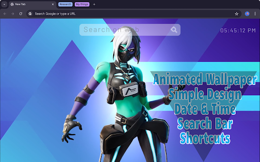 Fortnite Haunted Hush Live Wallpaper  from Chrome web store to be run with OffiDocs Chromium online