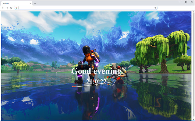 Fortnite New Tab Page  from Chrome web store to be run with OffiDocs Chromium online