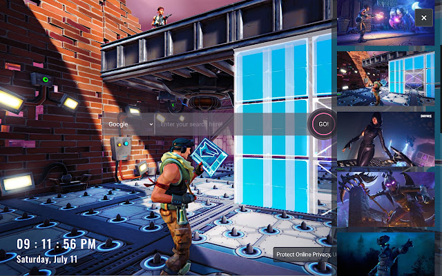 Fortnite New Tab Wallpapers  from Chrome web store to be run with OffiDocs Chromium online