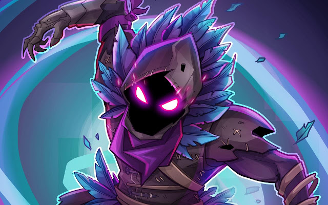 Fortnite Spooky Raven Theme 4K  from Chrome web store to be run with OffiDocs Chromium online