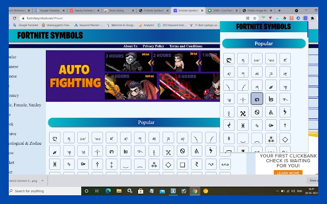 Simbolurile Fortnite din magazinul web Chrome vor fi rulate cu OffiDocs Chromium online