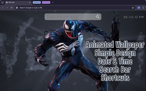 Fortnite Venom  from Chrome web store to be run with OffiDocs Chromium online