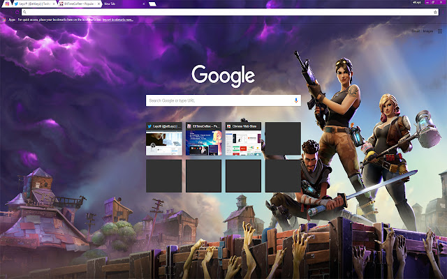 Imagini de fundal Fortnite (joc video) 1920X1080 HD din magazinul web Chrome care va fi rulat cu OffiDocs Chromium online