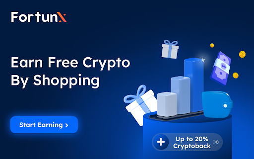 FortunX: Earn Crypto When You Shop (BETA)  from Chrome web store to be run with OffiDocs Chromium online