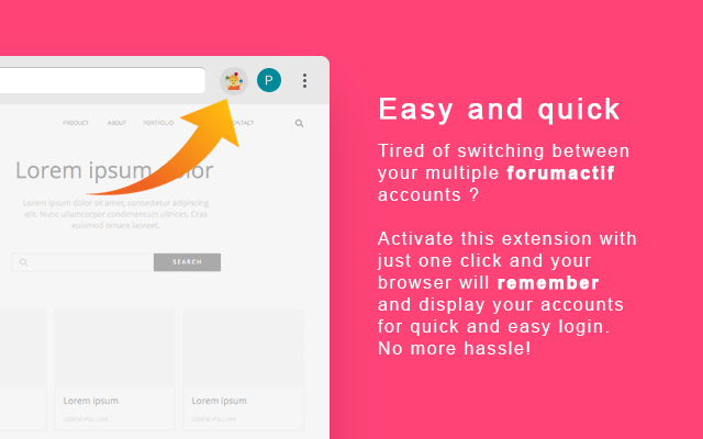 Forumactif account switch  from Chrome web store to be run with OffiDocs Chromium online