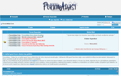 Forum Adası Surfer  from Chrome web store to be run with OffiDocs Chromium online