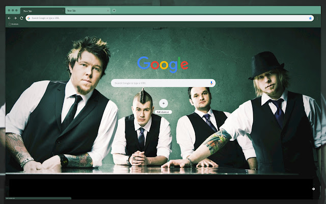 Four musicians  from Chrome web store to be run with OffiDocs Chromium online