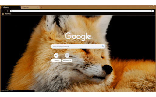 Foxes eyes closed  from Chrome web store to be run with OffiDocs Chromium online