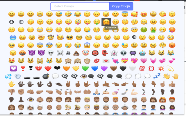 Chrome ウェブストアの Foyohe Emoji Keyboard を OffiDocs Chromium online で実行