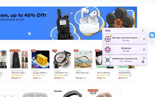 FractalWind Found Best Cashback  from Chrome web store to be run with OffiDocs Chromium online