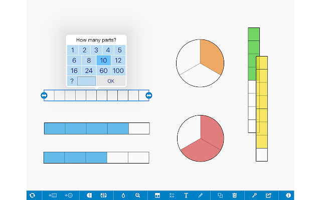Fractions, by The Math Learning Center  from Chrome web store to be run with OffiDocs Chromium online