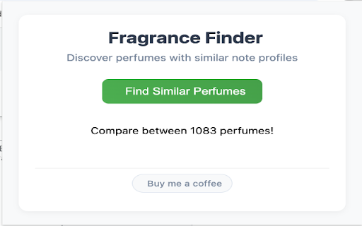 Fragrance Finder  from Chrome web store to be run with OffiDocs Chromium online