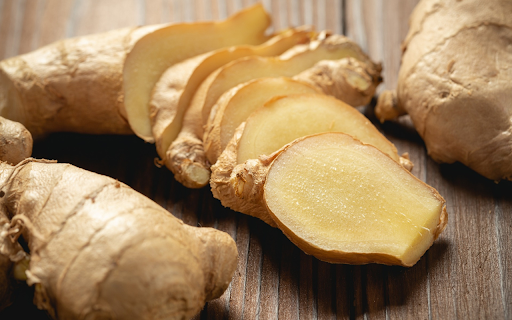 Fragrant thin slices of ginger  from Chrome web store to be run with OffiDocs Chromium online