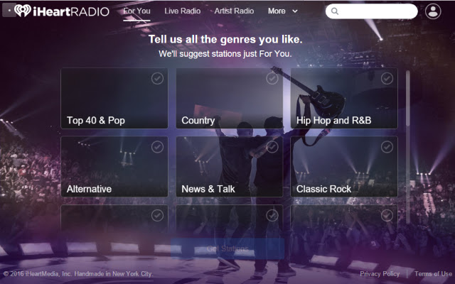 Frameless for iHeartRADIO  from Chrome web store to be run with OffiDocs Chromium online