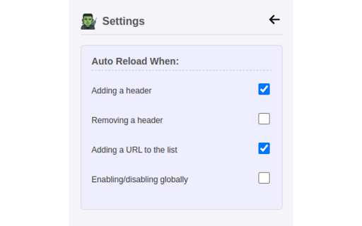 Frank Header Injector  from Chrome web store to be run with OffiDocs Chromium online