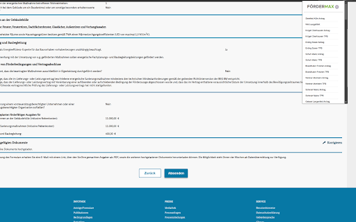 Fördermax  from Chrome web store to be run with OffiDocs Chromium online