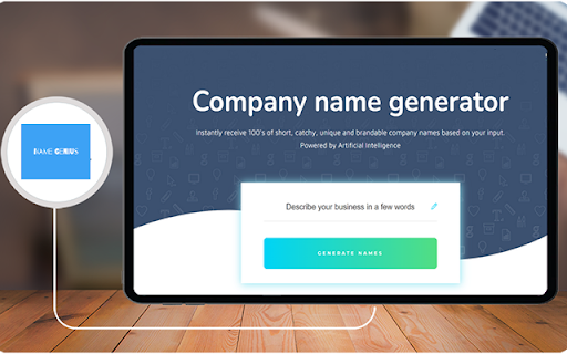 Free AIDomain Generator Brandable Domains  from Chrome web store to be run with OffiDocs Chromium online