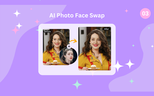 Free AI Face Swap Photos  GIFs  Videos (No Upload) – FaceSwapX  from Chrome web store to be run with OffiDocs Chromium online