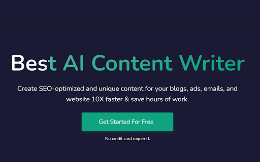 Free AI Writer and Text Generator  from Chrome web store to be run with OffiDocs Chromium online
