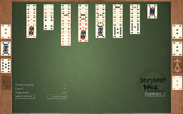 Freecell  from Chrome web store to be run with OffiDocs Chromium online