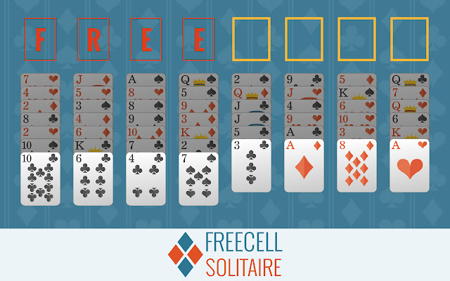 Freecell Solitiare  from Chrome web store to be run with OffiDocs Chromium online