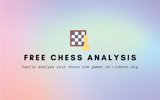 Free Chess Analysis  from Chrome web store to be run with OffiDocs Chromium online