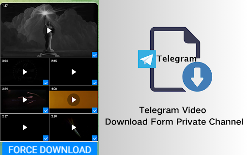 Free Download Private Telegram Videos from Private Channels/Groups  from Chrome web store to be run with OffiDocs Chromium online