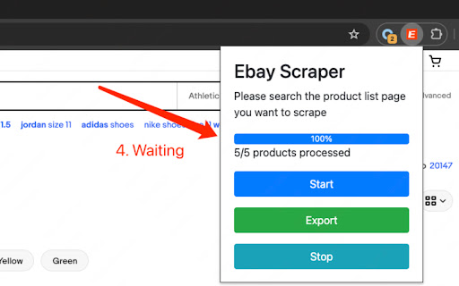 Free Ebay Scraper | MemoData  from Chrome web store to be run with OffiDocs Chromium online