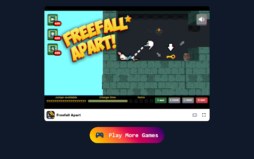 Freefall Apart Game Navigate Whimsical Castles with Ragdoll Physics!  from Chrome web store to be run with OffiDocs Chromium online