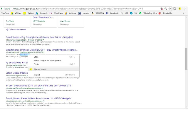 Free Flipkart Search Extension  from Chrome web store to be run with OffiDocs Chromium online