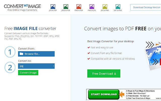 Free Image Converter  from Chrome web store to be run with OffiDocs Chromium online