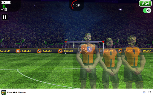 Free Kick Shooter Sports  Action Game  from Chrome web store to be run with OffiDocs Chromium online