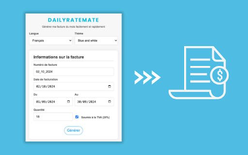 FreelanceFacture  from Chrome web store to be run with OffiDocs Chromium online