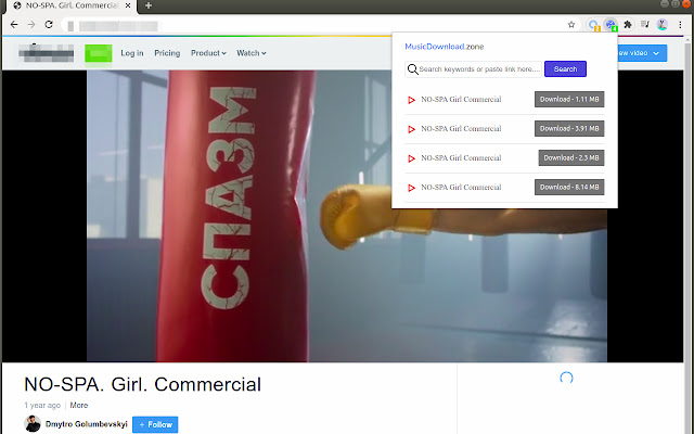 Free Music Downloader  from Chrome web store to be run with OffiDocs Chromium online