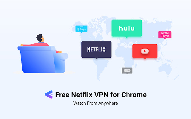 Free Netflix VPN for Chrome Unblock Any Sites  from Chrome web store to be run with OffiDocs Chromium online