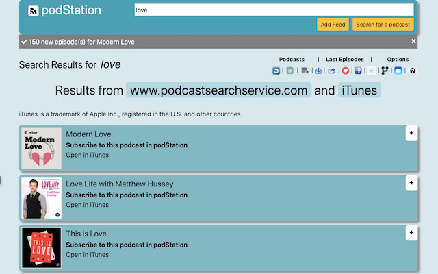 Free podcast Player for Chrome  from Chrome web store to be run with OffiDocs Chromium online