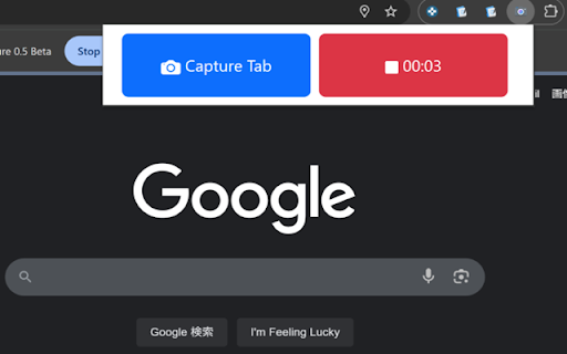 Free Screen Capture 0.5 Beta  from Chrome web store to be run with OffiDocs Chromium online