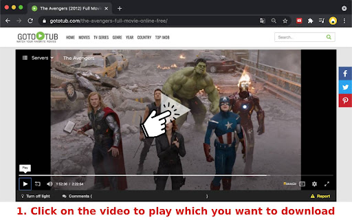 Free Video Downloader  from Chrome web store to be run with OffiDocs Chromium online