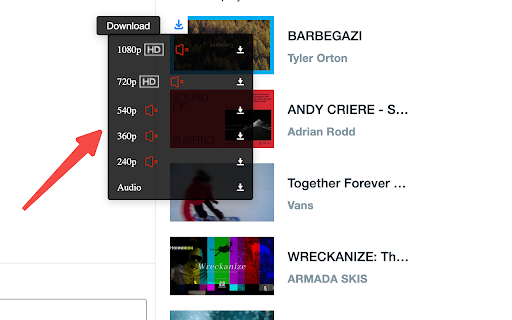 Free Vimeo™ Downloader  from Chrome web store to be run with OffiDocs Chromium online