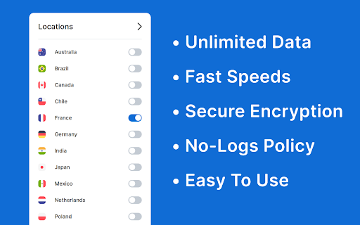 Free VPN Proxy 1VPN  from Chrome web store to be run with OffiDocs Chromium online