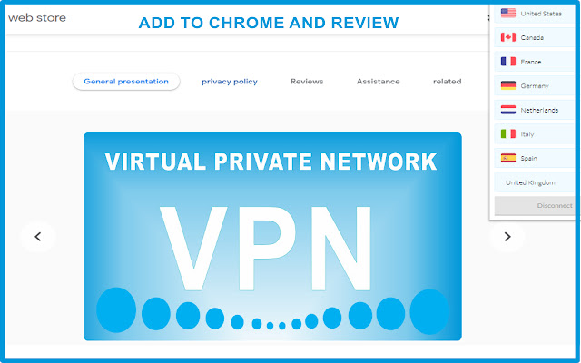 Free VPNsecure Vpn proxy  from Chrome web store to be run with OffiDocs Chromium online