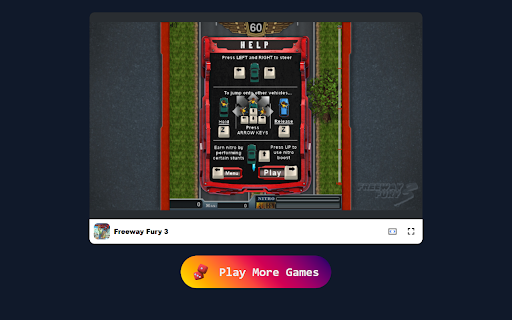 Freeway Fury 3  from Chrome web store to be run with OffiDocs Chromium online