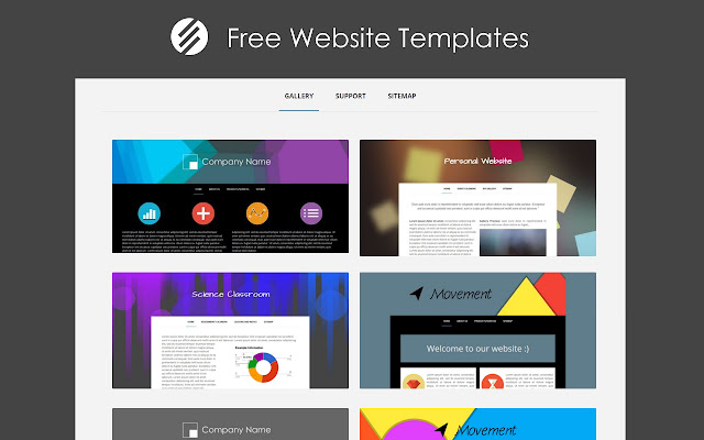 Free Website Templates  from Chrome web store to be run with OffiDocs Chromium online