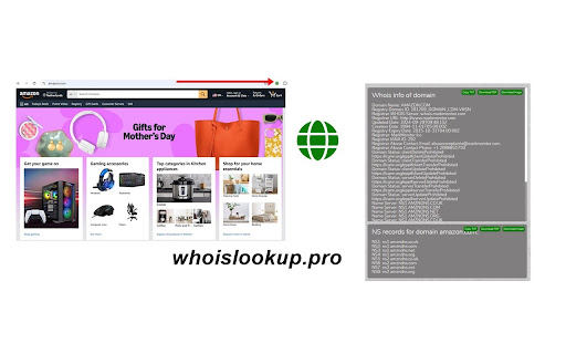 Free Whois Lookup Service  from Chrome web store to be run with OffiDocs Chromium online