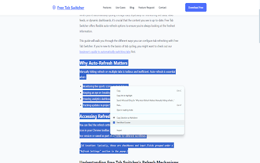 Free Word Counter  from Chrome web store to be run with OffiDocs Chromium online