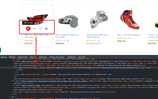 Freeze Page  Hover Inspector  from Chrome web store to be run with OffiDocs Chromium online